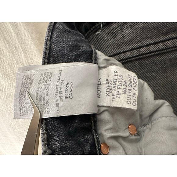 MOTHER Superior Jeans The Rambler Zip Flood - Wash Outta Sight Size 25 - Picture 13 of 16